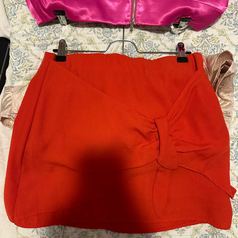 Living Doll Bold Red Skirt